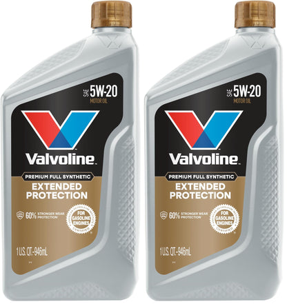 Valvoline Advanced Full Synthetic SAE 0W-20 Motor Oil 5 QT