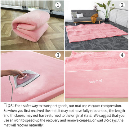 Huloo Sleep Ultra Soft Baby Spielmatte für den Boden, 3,3 cm dicke Elasti-Foam 127x127 cm Laufgittermatte für Kleinkinder, rutschfeste Rückseite, sicher zum Krabbeln und für die Bauchlage, Tatami-Stil (Dunkelgrau)