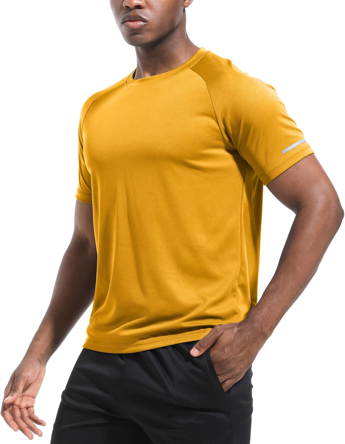 Boyzn 1er, 3er, 5er oder 7er Pack Herren-Trainings-Laufshirts, Dry Fit feuchtigkeitsableitendes T-Shirt, Gym Sport Kurzarm-T-Shirts