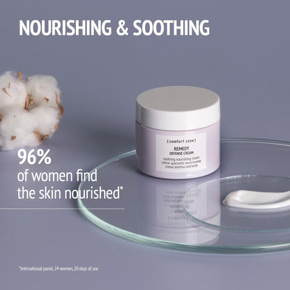 [ comfort zone ] Remedy Defense Cream | Soothing Nourishing Cream To Protect The Skin Barrier, Great For Sensitive Skin