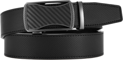 CHAOREN Mens Belt Leather Belts for Men Ratchet Belt, Customizable Fit (35mm)