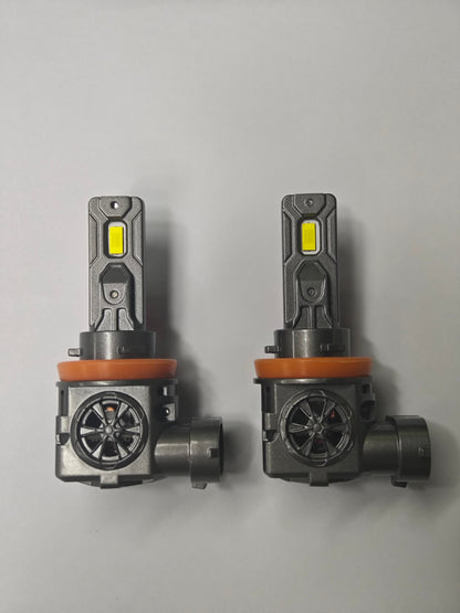 Termitor 2026 Upgraded H4/9003/HB2 Light Bulbs, 90,000LM 15X Super Bright Hi/Low Beam, 6500K Cool White H4 9003 Fog Lights, 1:1 Halogen Size Automotive Replacement IP68 Waterproof, Pack of 2