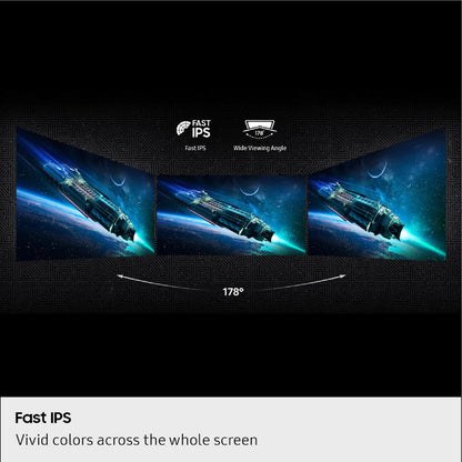 Samsung 27” Odyssey G5 G50F QHD Resolution Gaming Monitor, 180Hz Refresh Rate, Fast IPS Panel, HDR10, NVIDIA G-Sync Compatible, 1ms Response Time (GtG), AMD FreeSync™, Adjustable Stand, LS27FG502ENXZA