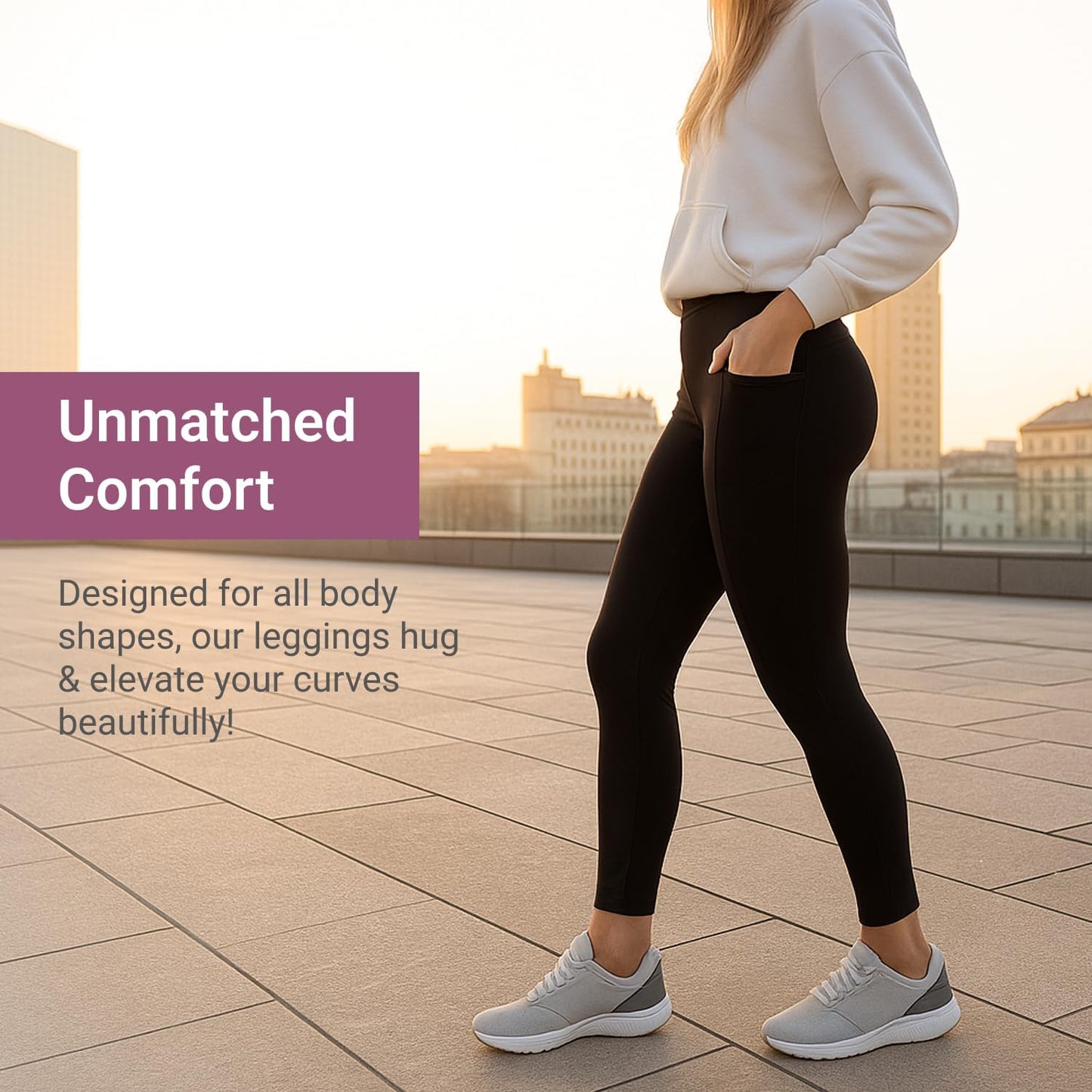 SATINA High Waisted Leggings Review: Soft, Comfortable, and Flattering