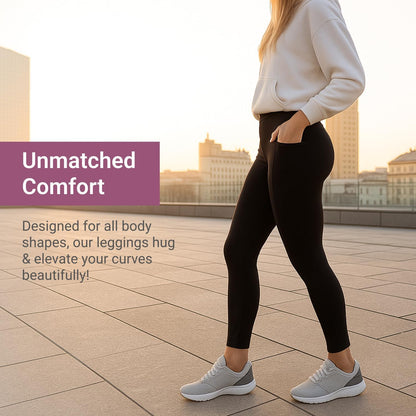 SATINA High Waisted Leggings Review: Soft, Comfortable, and Flattering