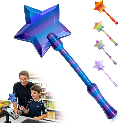 Credit Card Wand, Tap to Pay Wand, Magic Wand Credit Card Holder, Fairy Pay Wand - 3D Printed Contactless Payment Card Holder, Star Magic Fairy Wand for Easy NFC Checkout Debit & Credit Card Accessory-5