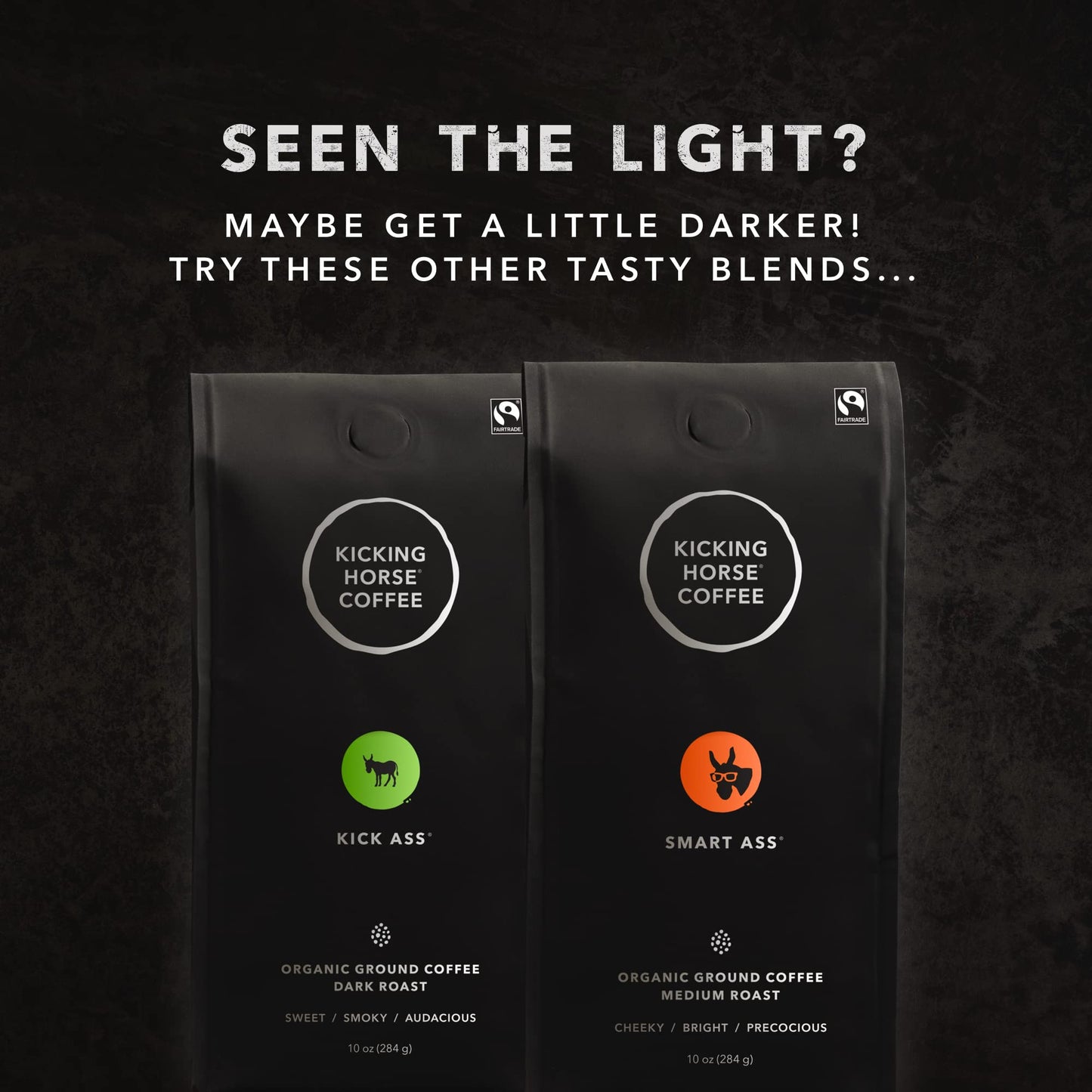 Kicking Horse Kaffee, Three Sisters, e, Mittlere Röstung, Gemahlen, 283 g – Zertifizierter Bio-Kaffee, Fairtrade, Koscher