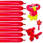 100Pcs clear 260 Balloons Clear Long Skinny Latex Balloon for Animal Ballons, Premium Quality Balloons for Beginners Baloons Making Kid's Carnivals Party Decoartion