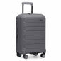 Traveler's Choice Pagosa Hardshell Expandable Luggage with Spinner Wheels, Slate Blue, 3-Piece Set (22/27/30)