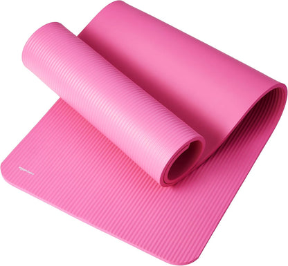 Amazon Basics Dicke Übungs-Yogamatte mit Tragegurt