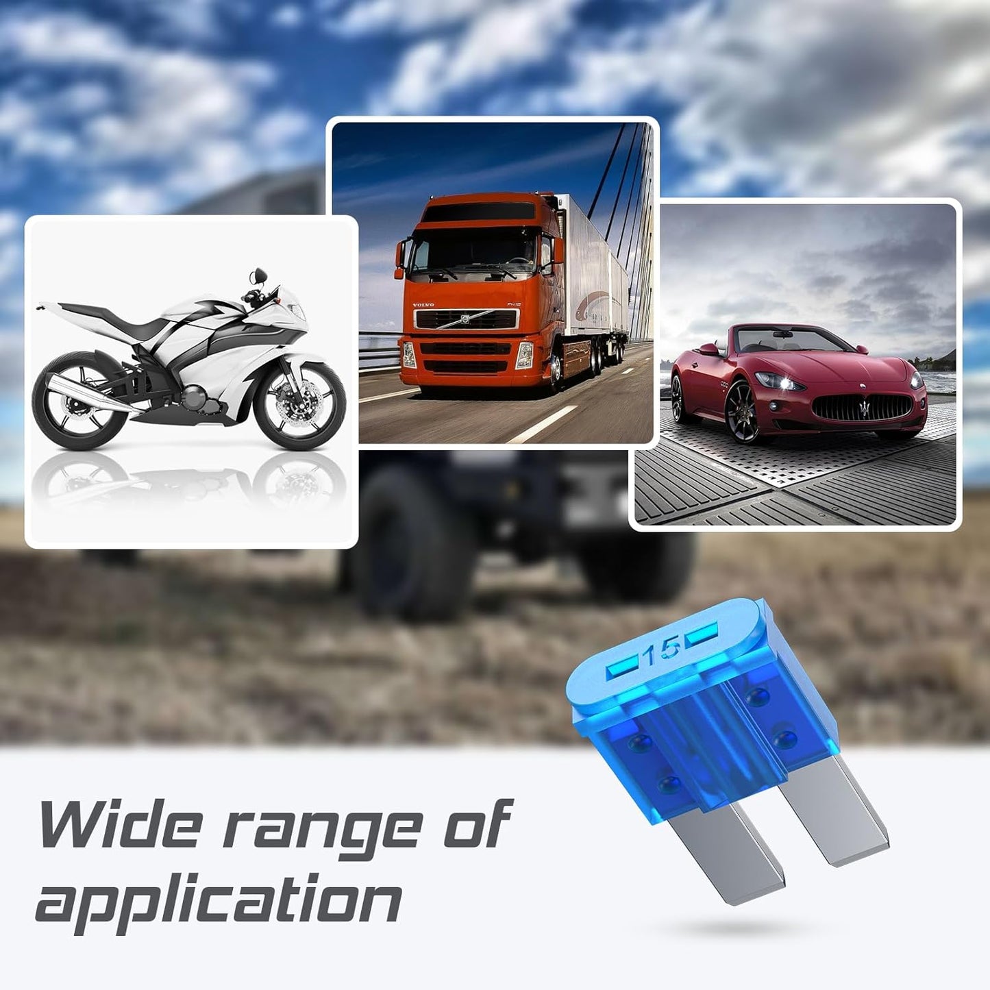 JOREST 300-teiliges Kfz-Sicherungs-Sortiment, 160 Mini-Flachsicherungen + 90 Standard-Kfz-Sicherungen + 50 Mikro-Sicherungen + Sicherungszieher – für Pkw/Wohnmobil/Lkw/Motorrad (2A 3A 5A 7,5A 10A 15A 20A 25A 30A 35A 40A)