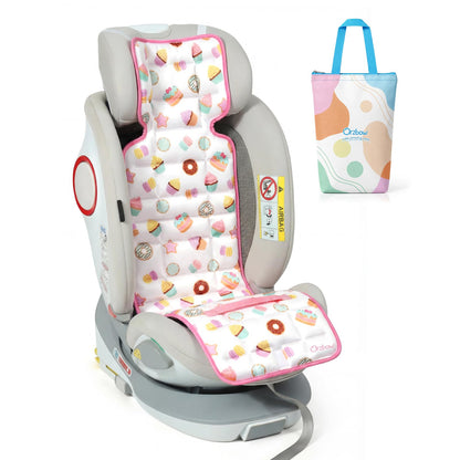 Orzbow Car Seat Cooling Pad with Insulated Bag, Carseat Cooler Pad for Babies Toddler Kids Infant, Portable Baby Cooling Pad for Hot Summer to Keep Comfortable, Blue