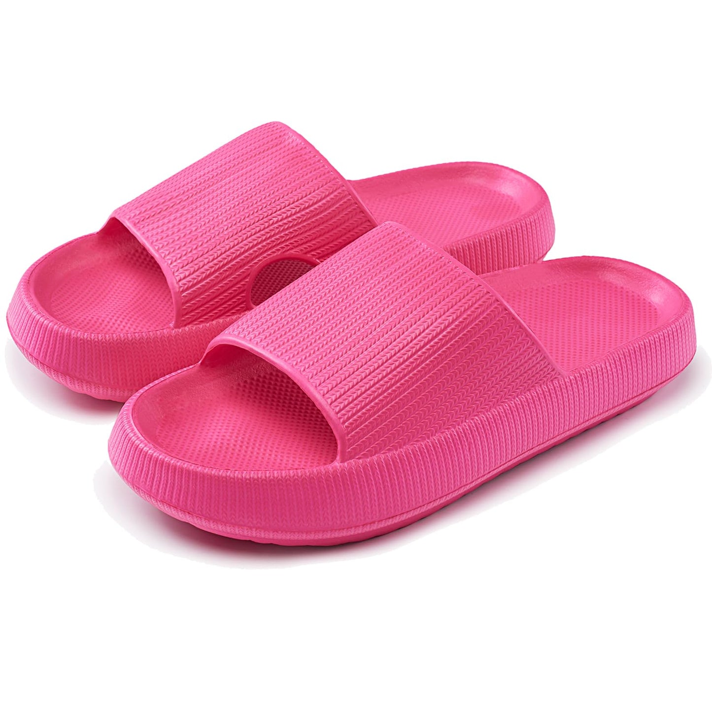 rosyclo Cloud Slippers for Women and Men, Pillow House Slippers Shower Shoes Indoor Slides Bathroom Sandals, Ultimate Comfort, Lightweight, Thick Sole, Non-Slip, Easy to Clean