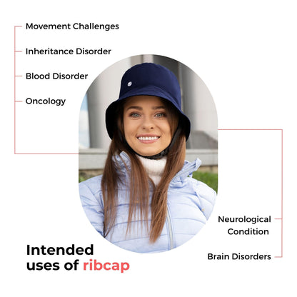 Ribcap Billie Medical Grade Protective Helmet | Soft Hat for Epilepsy | Protective Helmet for Seizures