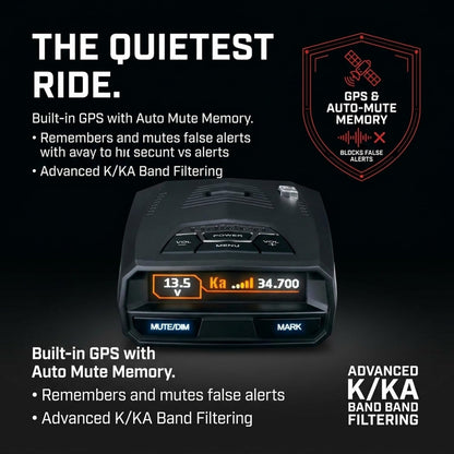 Uniden R4W (new Model) Extreme Long-Range Laser/Radar Detector, Record Shattering Performance, 360° Awareness, Built-in GPS, Wi-Fi, Bluetooth, Voice Alerts, Red Light & Speed Cameras, R/TACH App