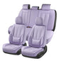 Coverado Car Seat Covers 5 Pieces, Full Set Universal Seat Covers for Cars, Waterproof Nappa Leather Auto Seat Protectors with Head Pillow, Car Interiors Fit for Most Sedans SUV Pick-up Truck, Black