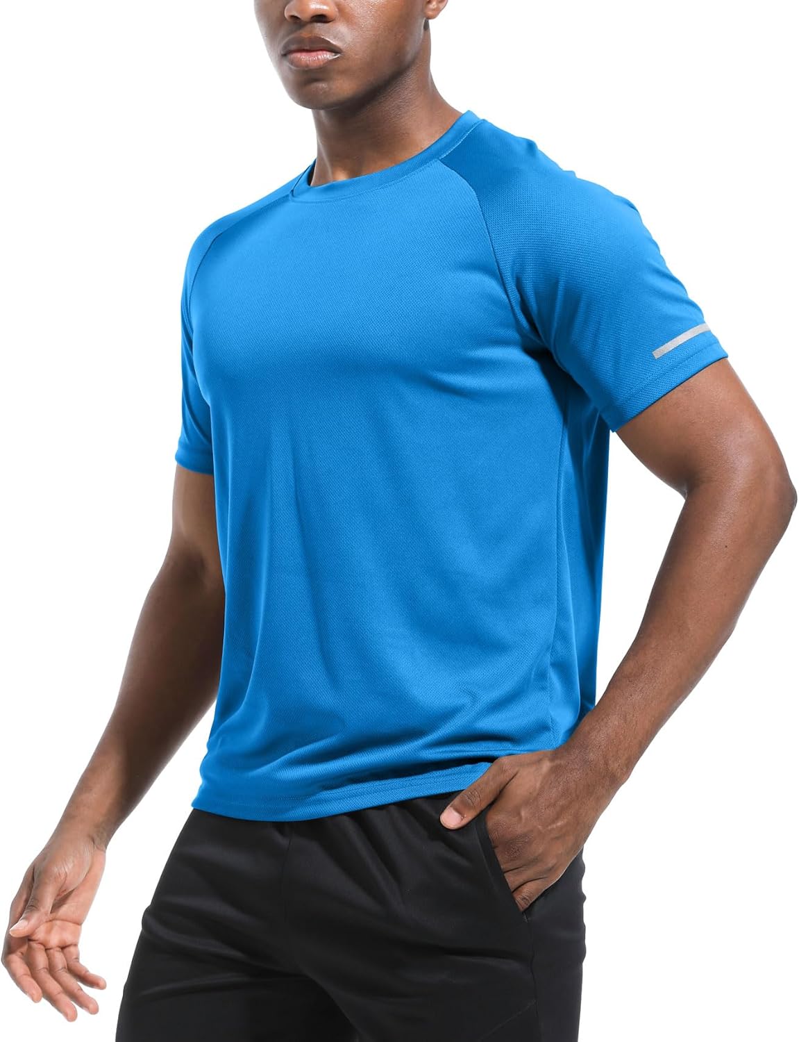 Boyzn 1er, 3er, 5er oder 7er Pack Herren-Trainings-Laufshirts, Dry Fit feuchtigkeitsableitendes T-Shirt, Gym Sport Kurzarm-T-Shirts