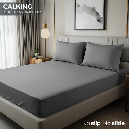 Utopia Bedding Queen Fitted Sheet - Bottom Sheet - Deep Pocket - Soft Microfiber - Shrinkage and Fade Resistant - Easy Care -1 Fitted Sheet Only (Grey)