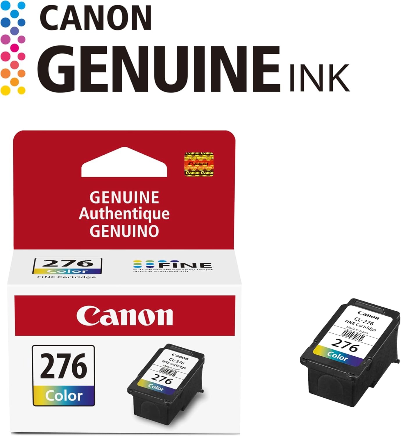 Canon Original Tintenpatronen PG-275 Schwarz (1 Stück), Original Canon Drucker Tinte für PIXMA TR4720 / TS3720 / TS3520 Serie Drucker