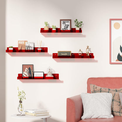upsimples Acrylic Shelves for Wall Decor - A Game-Changer for Clutter-Free Spaces