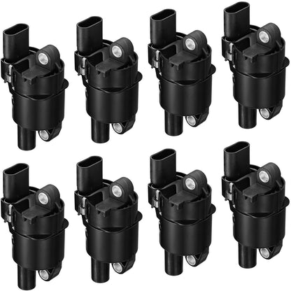 BDFHYK Ignition Coil Pack UF648 and Iridium Spark Plug 97390 Compatible with Jeep Grand Cherokee 2011-2015 Jeep Wrangler Dodge Charger Grand Caravan 2016 Chrysler 200 300 Jeep Coil Pack 3.6L Set of 6