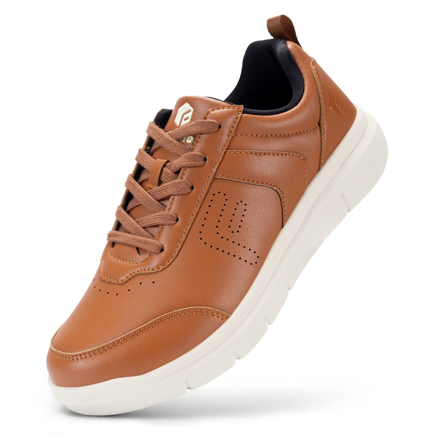 FitVille Extra Wide Men Walking Shoes Wide Dress Sneakers Oxfords Casual Comfortable Shoes for Men Lightweight Plantar Fasciitis Bunions