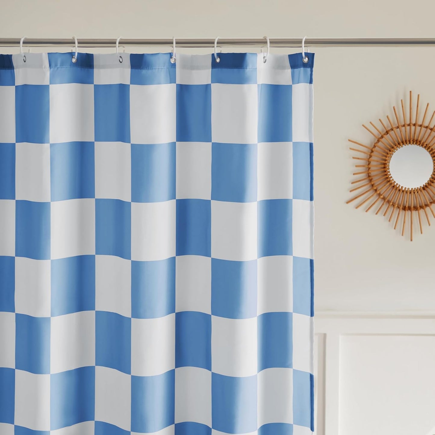 Ohocut Checkered Shower Curtain: A Retro Touch for Your Bathroom
