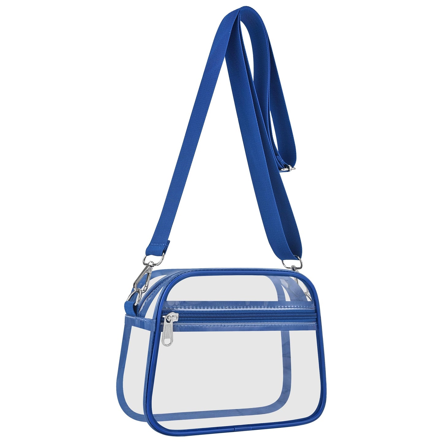 Clear Bag for Stadium Events Clear Sports Fan Handbags Purses with Adjustbale Strap for Concerts Festivals Game Day