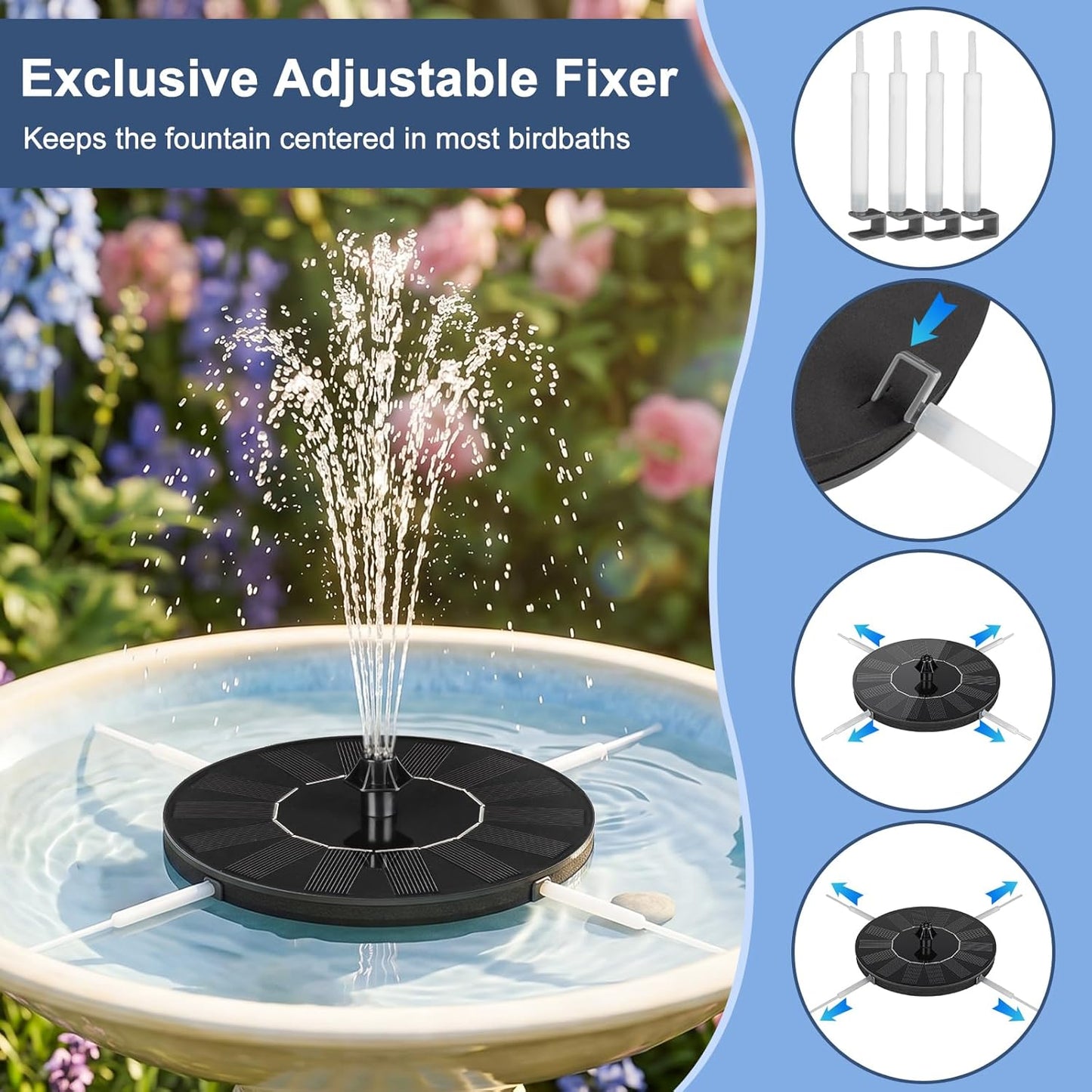 Mademax Solar Bird Bath Fountains: A Game-Changer for Garden Enthusiasts