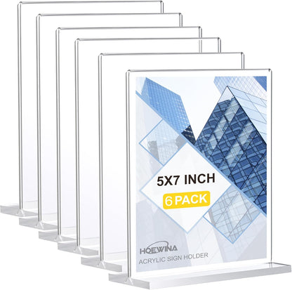 Vertical 6 Pack 5x7 Inch