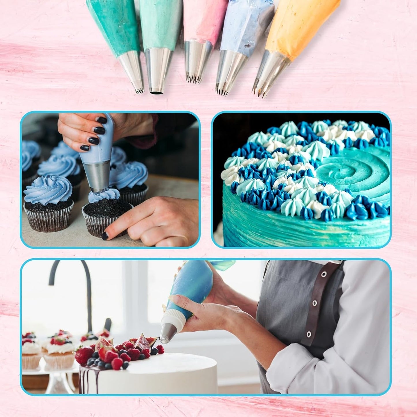Riccle Piping Bags and Tips Set: A Game-Changer for Cake Decorating