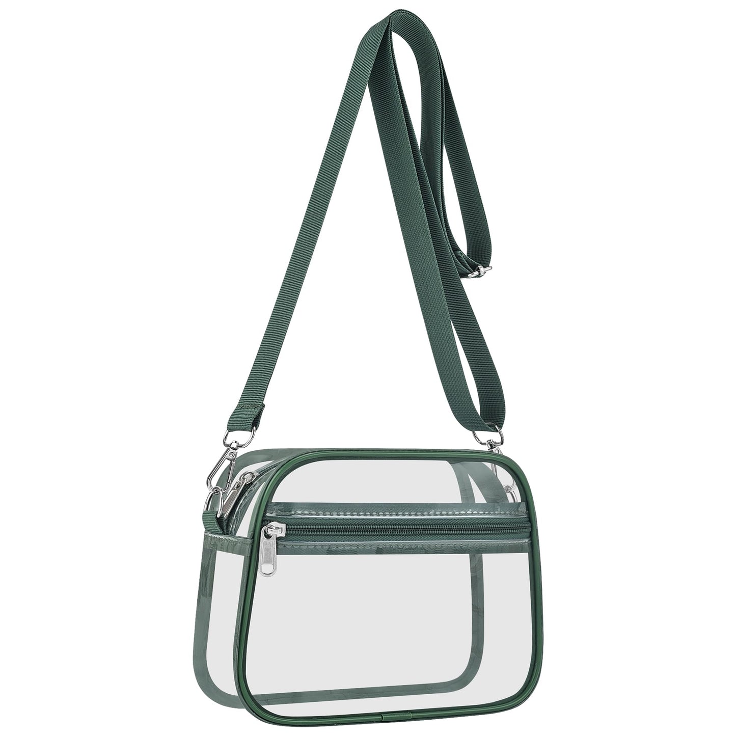 Clear Bag for Stadium Events Clear Sports Fan Handbags Purses with Adjustbale Strap for Concerts Festivals Game Day
