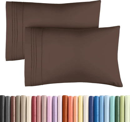 Queen16 - Brown2-Pack Pillowcases