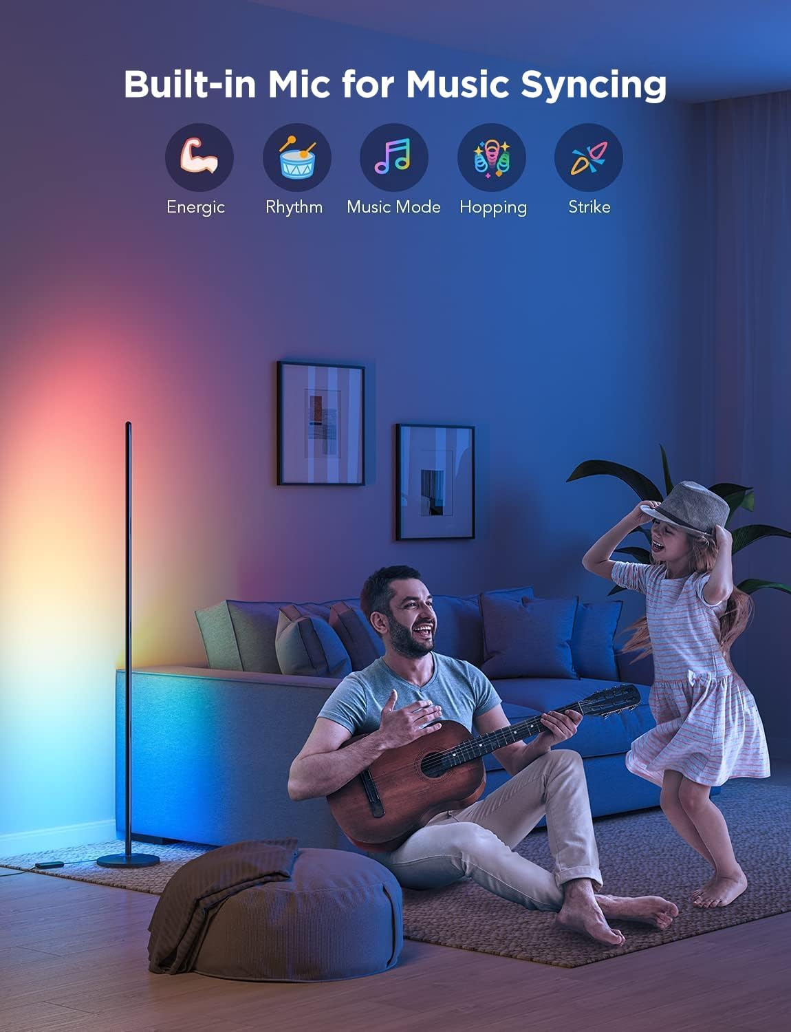 Govee RGBIC Floor Lamp Basic 2-Pack Review: Smart Lighting for Your Home
