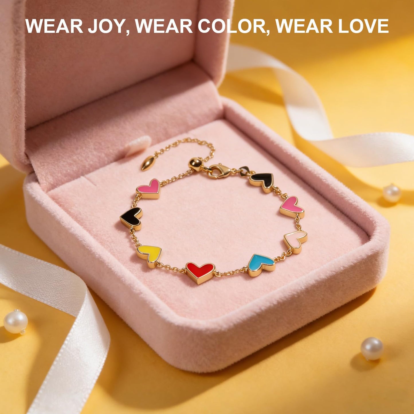 AICase 18K Gold Plated Clover Bracelet Dupes Gold/White/Black Bracelet Set for Women Flower Leaf Lucky Clover Bracelets Trendy Jewelry Birthday Gifts for Women/MoM/Friends