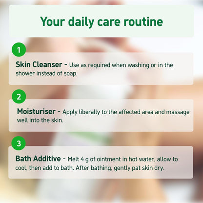 Epaderm Ointment for Eczema, Psoriasis and Dry Skin 1kg tub | 3-in-1 emollient formulated with clinically proven ingredients | Free from fragrance, colour, steroids, sodium lauryl sulphate (SLS) | Suitable for all ages, including babies