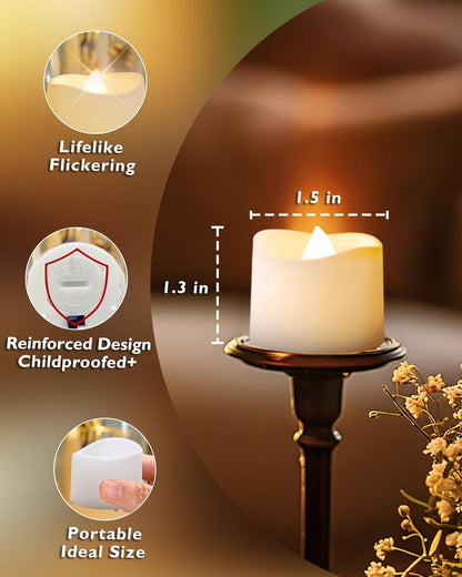 Cozy Ambiance Made Easy: Homemory's Flickering LED Tea Lights