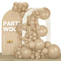 PartyWoo White Balloons 140 pcs Different Sizes of 18 12 10 5 Inch White Balloons Arch Kit Garland for Wedding Baby Shower Birthday Bridal Shower Graduation Engagement Party Decorations White-Y13