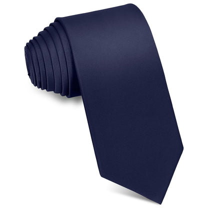 Men's Ties Solid Pure Color 3.15" (8CM) Necktie Black Ties For Men