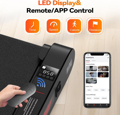 Sperax Walking Vibration Pad, 4 in 1 Treadmill, Walking Treadmill Pad for Home, Treadmills with Remote Control and APP