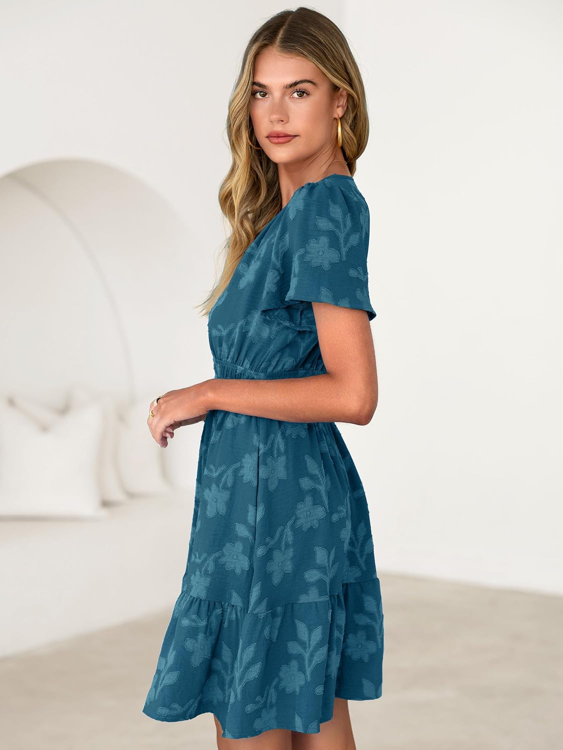 Simplee Womens Summer Floral Dress - A Perfect Blend of Style and Comfort