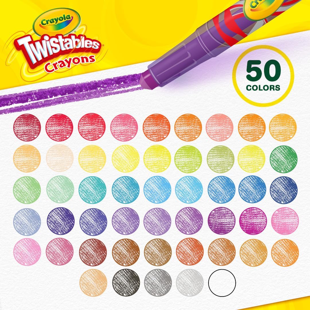 Crayola Mini Twistables Crayons: A Mess-Free Coloring Solution for Kids