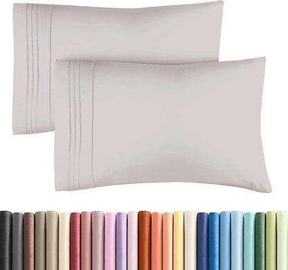 Queen04 - Light Grey2-Pack Pillowcases