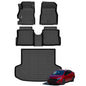 GINOWY-Floor Mats for Toyota 4Runner 1996-2002,1st+2nd Row,TPE All Weather Car Mats Custom Fit Rubber Floor Liners Car Accessories for Toyota 4Runner