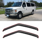 Window Visors Rain Guards for 2015-2026 Ford F150 SuperCrew & 2017-2026 F-150 Raptor F250 F350 F450 F550 Super Duty Crew Cab, Out-Channel Window Vent Deflectors Visors Shades Protectors