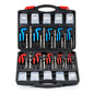 Orion Motor Tech 172pc Thread Repair Kit, Metric Thread Restorer Kit with HSS Drill Bits Taps Inserts Breakoff Installation Tools, Auto Rethreading Restorer Tool Kit in M5 M6 M8 M10 M12 Sizes