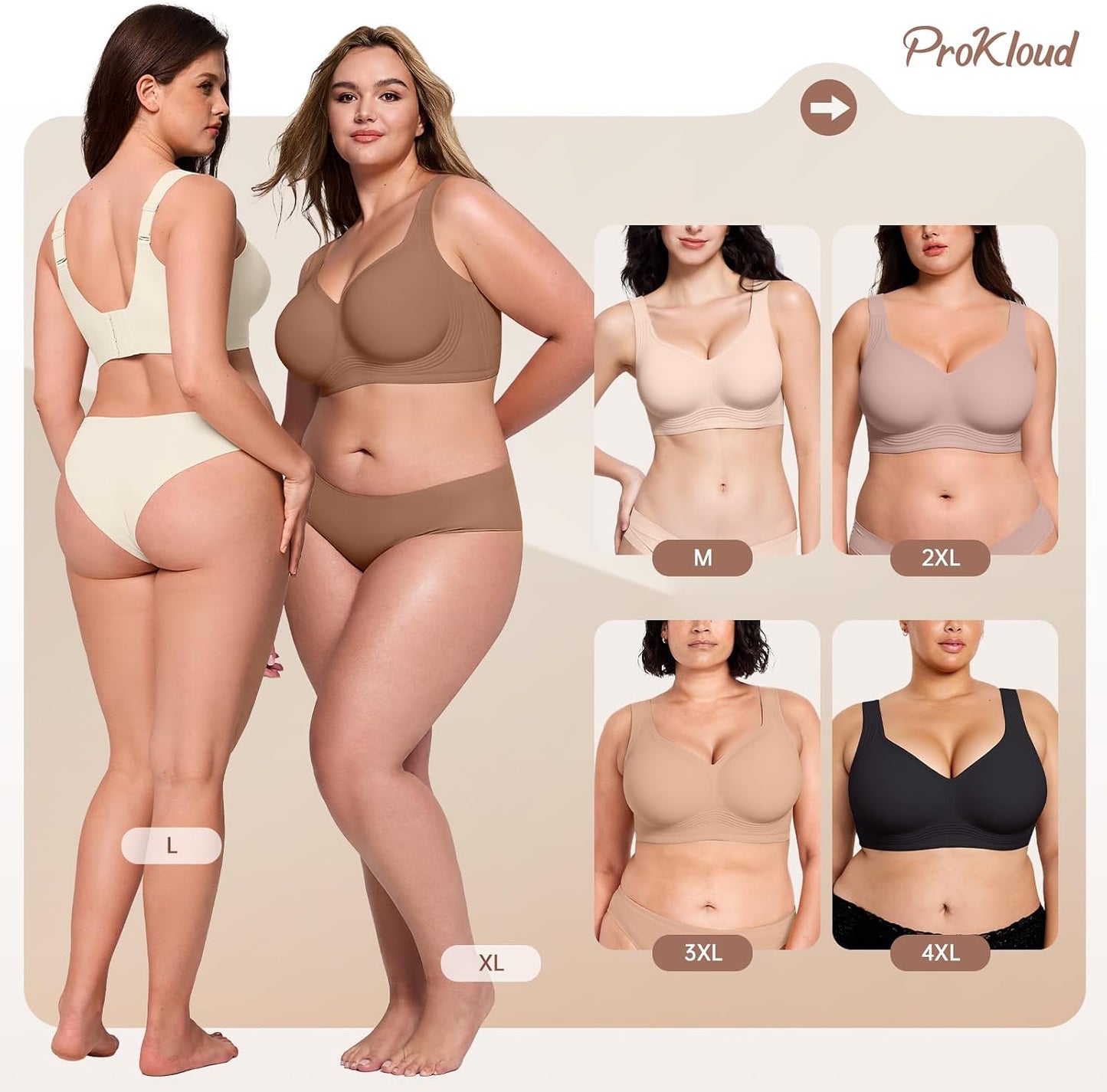 ProKloud Jelly Bras: The Ultimate Comfort and Support for Women