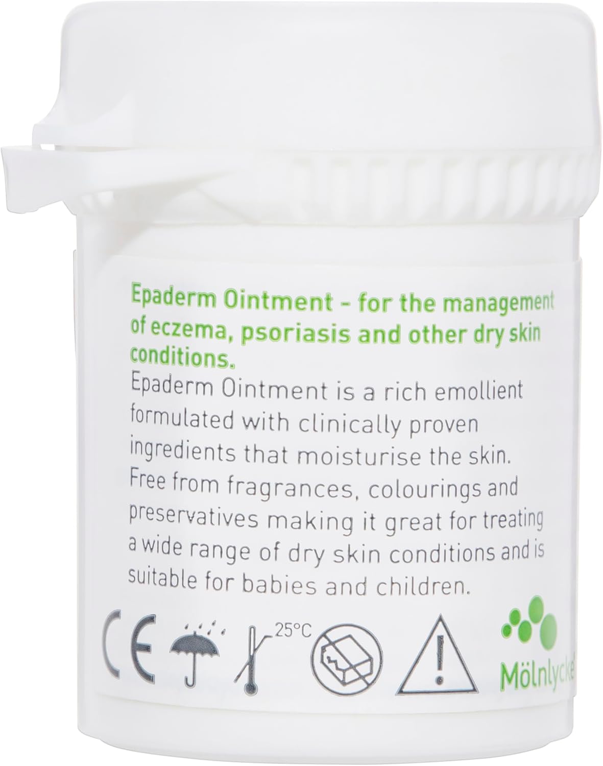 Epaderm Ointment for Eczema, Psoriasis and Dry Skin 1kg tub | 3-in-1 emollient formulated with clinically proven ingredients | Free from fragrance, colour, steroids, sodium lauryl sulphate (SLS) | Suitable for all ages, including babies