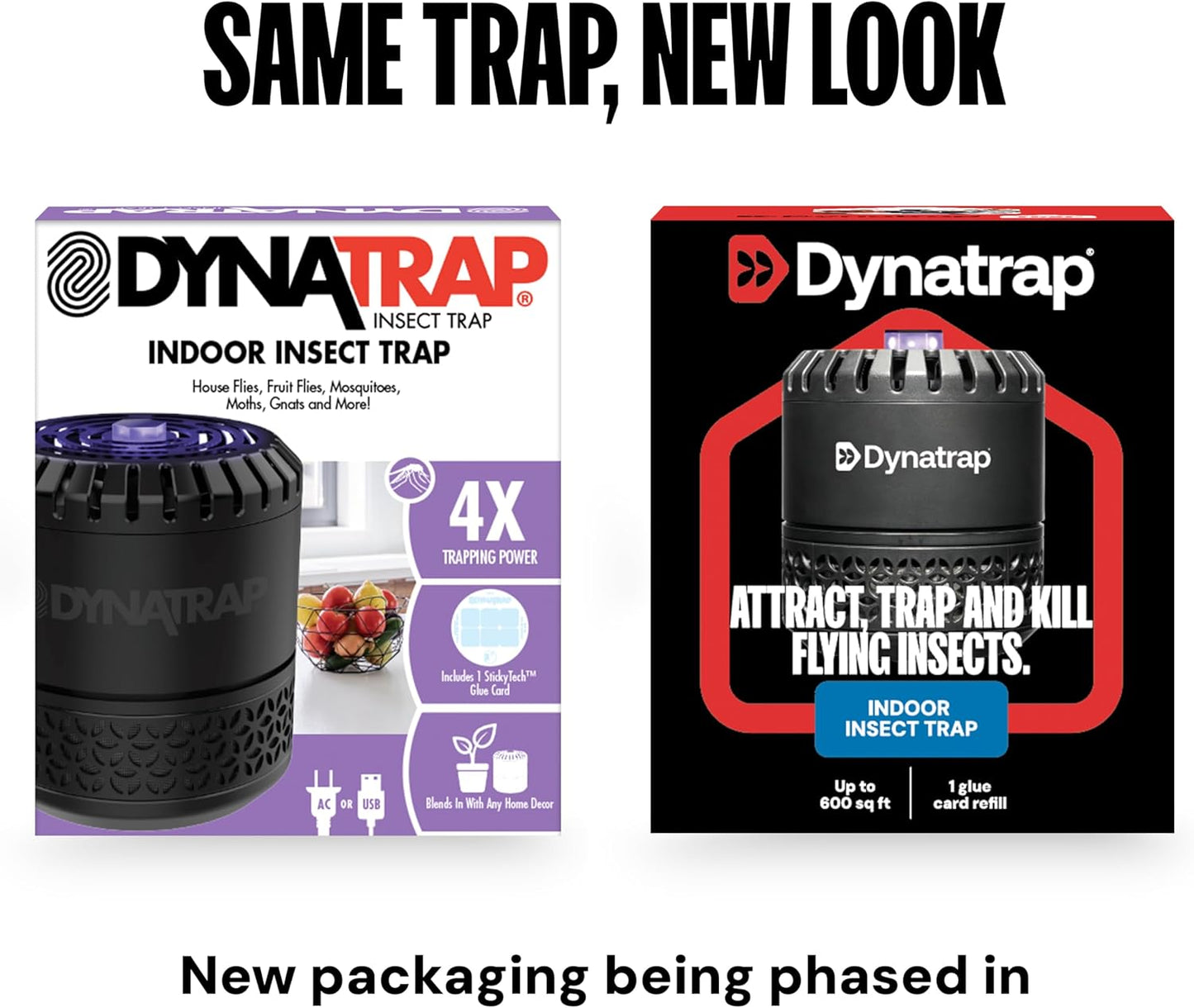 DynaTrap DT152 Indoor Insect Trap and Killer – Catches and Kills Gnats, Flies, Moths & Other Flying Insects