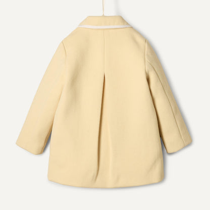 Amazon Essentials x Sofia Grainge Toddlers and Baby Girls' Wool Blend Dress Coat
